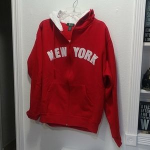 New York hooded sweatshirt